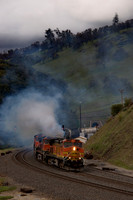 BNSF 4725 East at CP James.  James, CA. 3