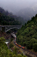 BNSF 754 West.  Pulga, CA.