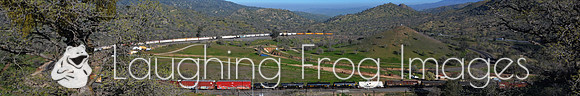 UP 2534 West -1.  Tehachapi Loop. Walong, CA.  2016.