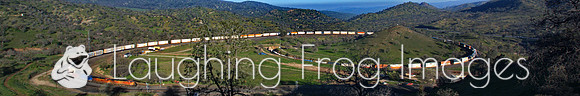 BNSF 4610 East -5.  Tehachapi Loop. Walong, CA.  2016.