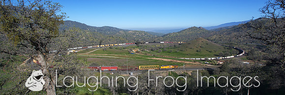 UP 2534 West -3.  Tehachapi Loop. Walong, CA.  2016.