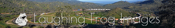 BNSF 4610 East -4.  Tehachapi Loop. Walong, CA.  2016.