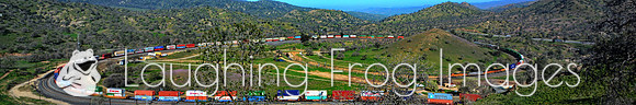 BNSF 66xx West -4.  Tehachapi Loop. Walong, CA.  2016.