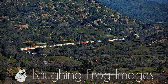 BNSF 4610 East -1.  Tehachapi Loop. Walong, CA.  2016.