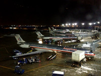 AA planes at the gates at ORD