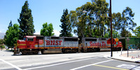 BNSF 103 West, Cataract Ave. Crossing, San Dimas, CA