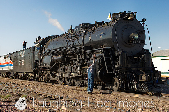 Santa Fe 3751, Grand Canyon Limited, Parker AZ 2