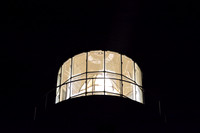 Heceda Head Lighthouse at night