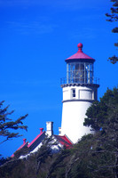 Heceda Head Lighthouse from the walking path