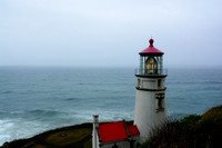 Heceta Head Lighthouse from above