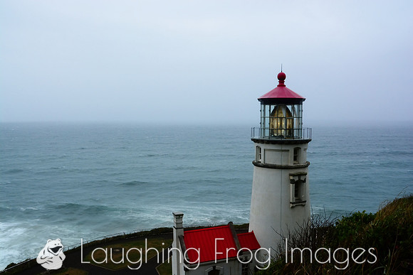 Heceta Head Lighthouse from above