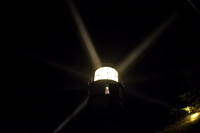 Heceda Head Lighthouse and beams of light.  Print at your own risk.