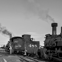 DRGW 315 Photo Freight on the C&TS RR, Antonito