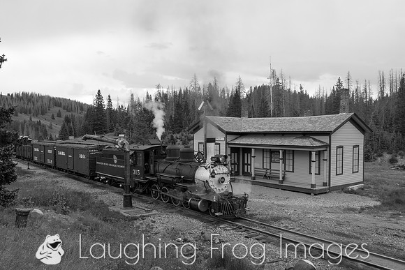 DRGW 315 Photo Freight on the C&TS RR Cumbres Station