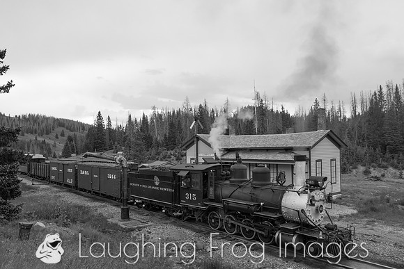 DRGW 315 Photo Freight on the C&TS RR Cumbres Station