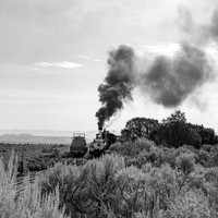 DRGW 315 Photo Freight on the C&TS RR, Lava Tank