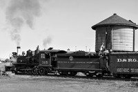DRGW 315 Photo Freight on the C&TS RR, Antonito