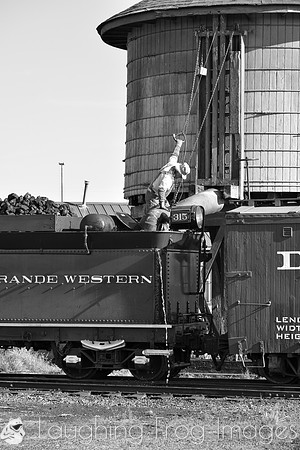 DRGW 315 Photo Freight on the C&TS RR, Antonito