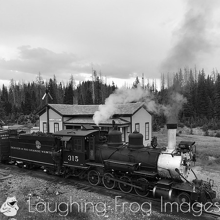 DRGW 315 Photo Freight on the C&TS RR Cumbres Station