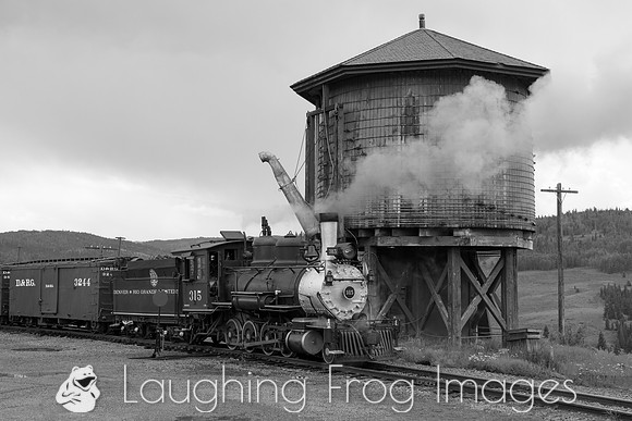 DRGW 315 Photo Freight on the C&TS RR, Osier