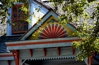 Colorful dormer, Plantation House, LA