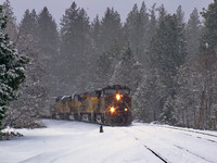 UP 5578 East.  Gold Run, CA.
