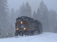 UP 5572 East.  Alta, CA.