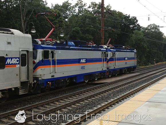 AEM-7s 4902 and 49xx, BWI Airport Station