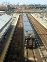 NJT 7008 Multi-Level Cab Car, Newark International Airport Station
