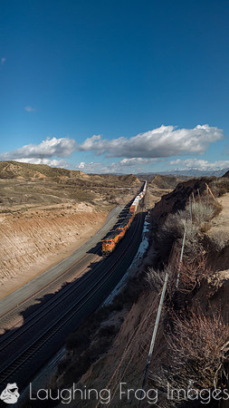 BNSF 5059 West, Cajon Summit CA