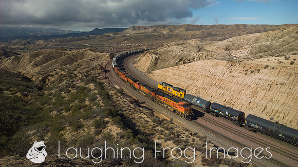 BNSF 6615 East, Cajon Summit CA