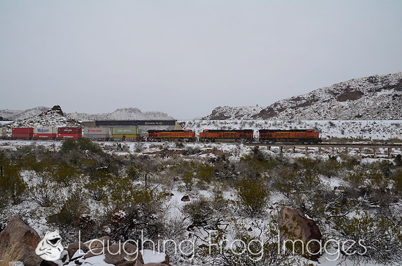 BNSF 7270 West, Kingman Canyon AZ