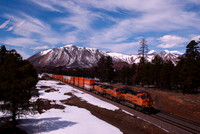 BNSF 7344 East,  east of Flagstaff AZ