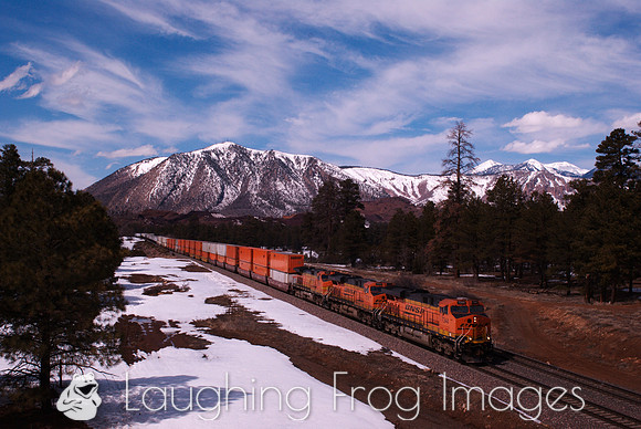 BNSF 7344 East,  east of Flagstaff AZ
