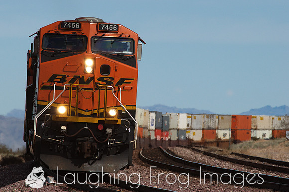 BNSF 7456 West, Goffs CA