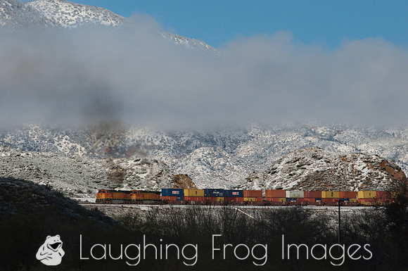BNSF 5209 DPU East, Cajon Pass CA