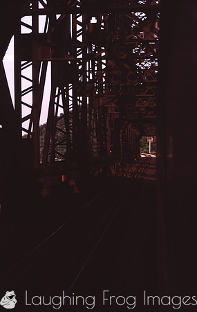 Crossing the Ohio River Bridge at Beaver.