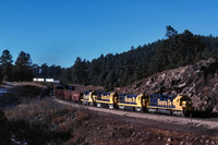 ATSF 5402 East, Arizona Divide, Flagstaff AZ 1990