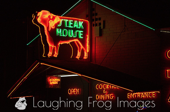 Rod's Steak House neon sign, Williams AZ 2