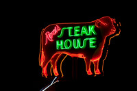 Rod's Steak House neon sign, Williams AZ 1
