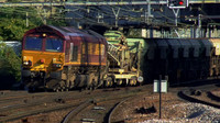 66 114 EWS aggregate train at Stratford - 1
