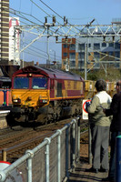 66 037 EWS aggregate train at Stratford - 2