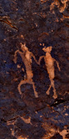 Photographs of petroglyphs in Rock Art Canyon on Rock Art Ranch in St. Joseph, AZ.  The canyon was formed by Chevelon Creek.  The petroglyphs date back thousands of years.