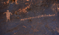 Photographs of petroglyphs in Rock Art Canyon on Rock Art Ranch in St. Joseph, AZ.  The canyon was formed by Chevelon Creek.  The petroglyphs date back thousands of years.
