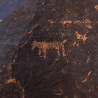 Photographs of petroglyphs in Rock Art Canyon on Rock Art Ranch in St. Joseph, AZ.  The canyon was formed by Chevelon Creek.  The petroglyphs date back thousands of years.