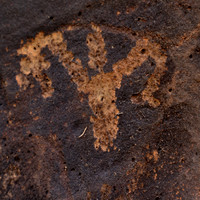Photographs of petroglyphs in Rock Art Canyon on Rock Art Ranch in St. Joseph, AZ.  The canyon was formed by Chevelon Creek.  The petroglyphs date back thousands of years.