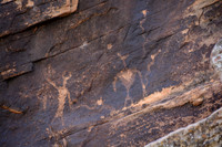 Photographs of petroglyphs in Rock Art Canyon on Rock Art Ranch in St. Joseph, AZ.  The canyon was formed by Chevelon Creek.  The petroglyphs date back thousands of years.
