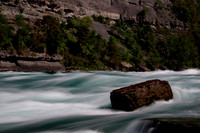 Rock holding fast, Niagara River 1