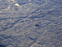 Polar Icepack, Hudson Strait.  From 39,000 feet on a 777. 1