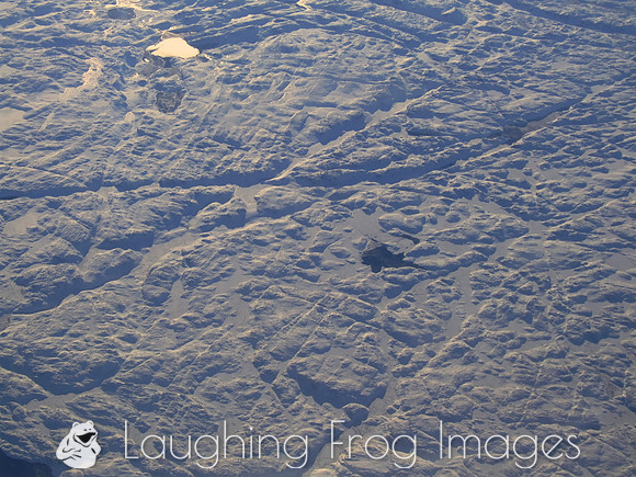 Polar Icepack, Hudson Strait.  From 39,000 feet on a 777. 1